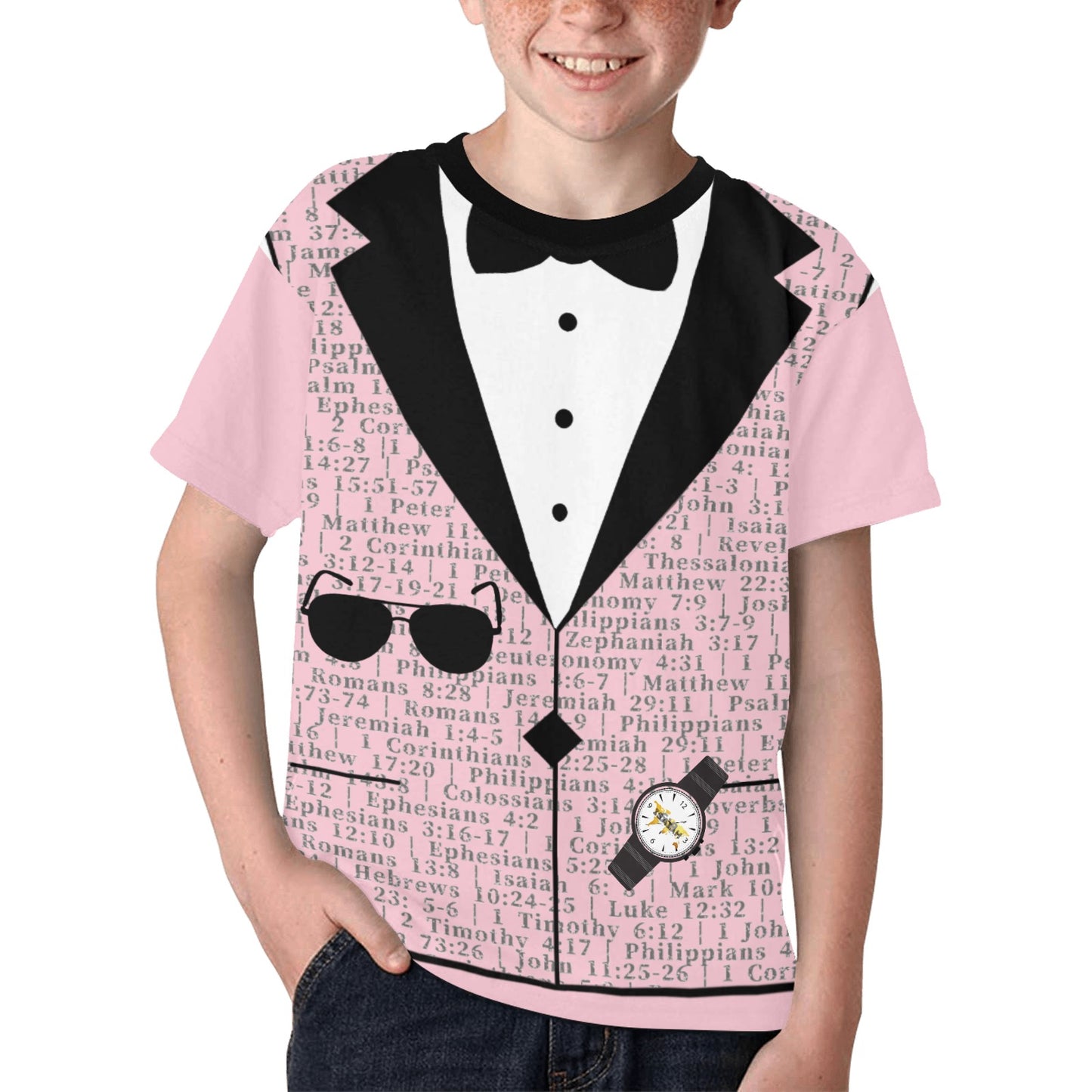 Youth Boy Isaiah 6:8 Covered T-Shirt