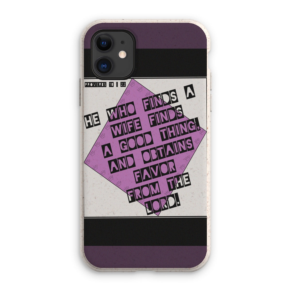 His Proverbs 18:22 Retro Eco Phone Case