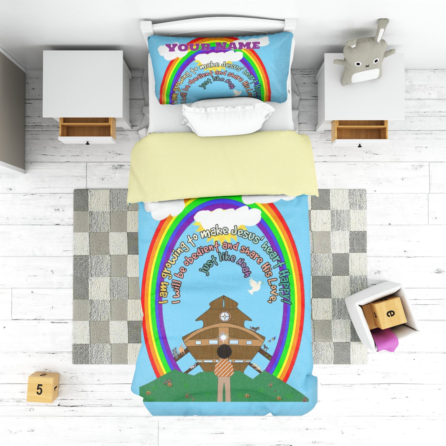 Toddler's Two-Piece Making Jesus Merry Like Abigail Noah Cover Set