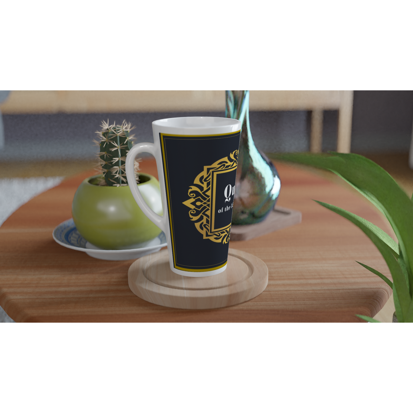 Her Queen Latte 17oz Ceramic Mug