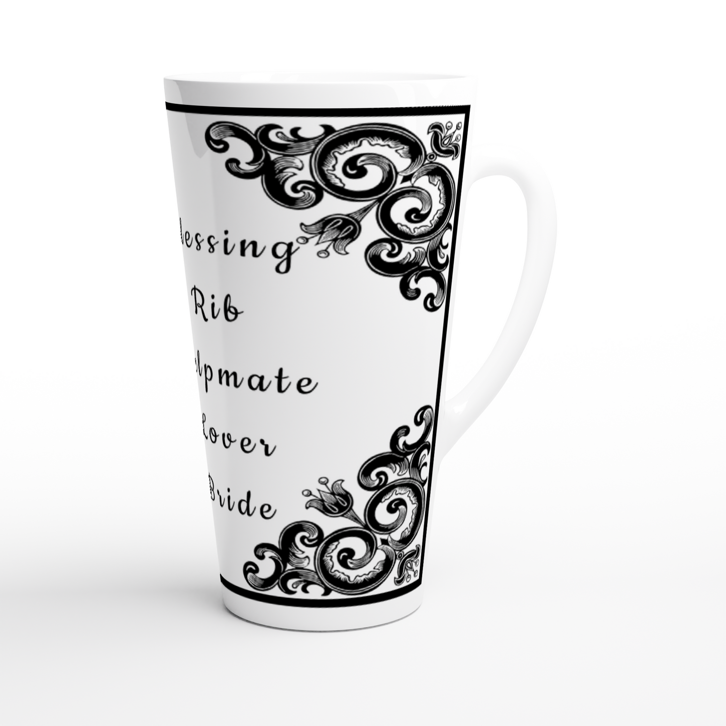 His My Blessing White Latte 17oz Mug