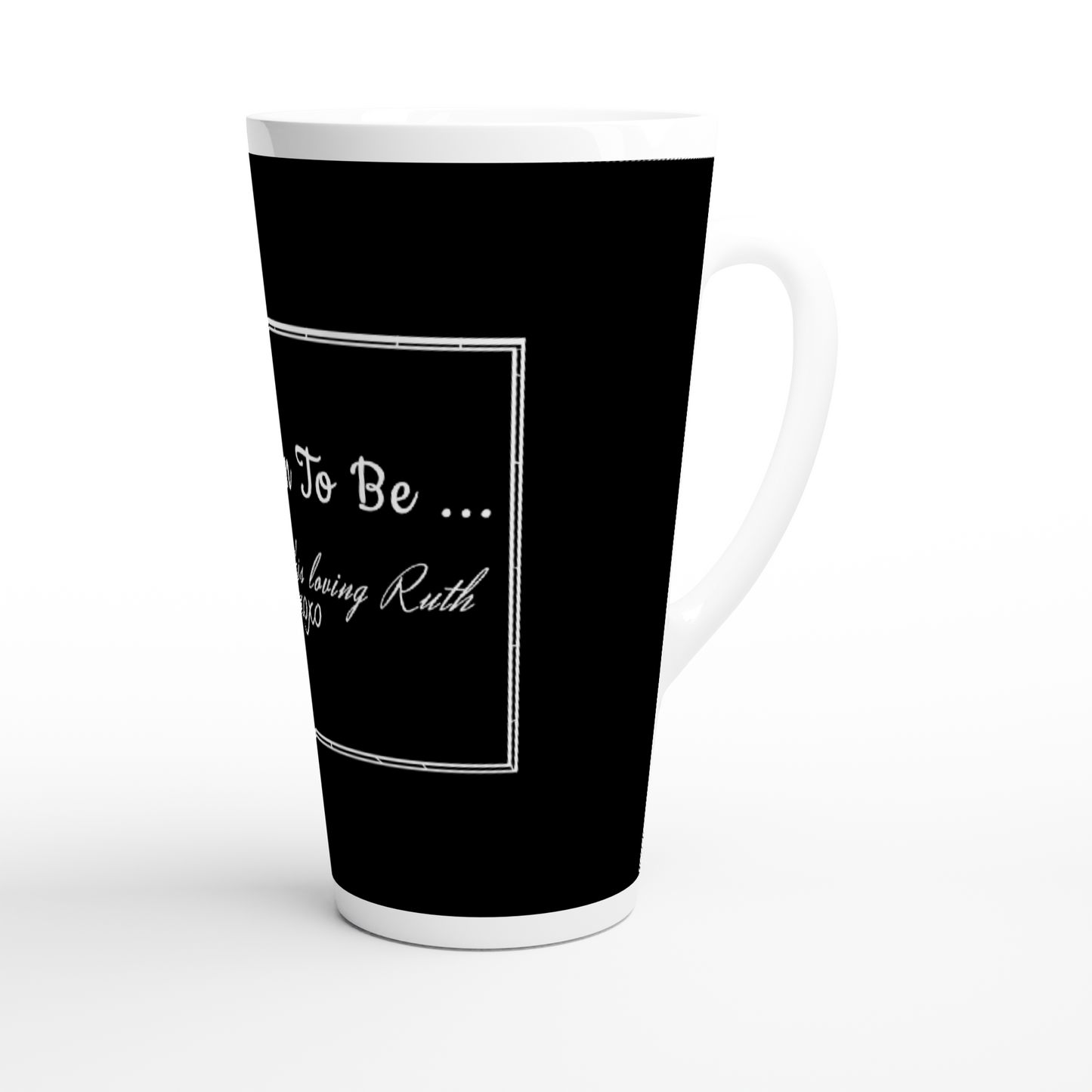 Mr. Soon To Be Black Latte Mug, 17 oz