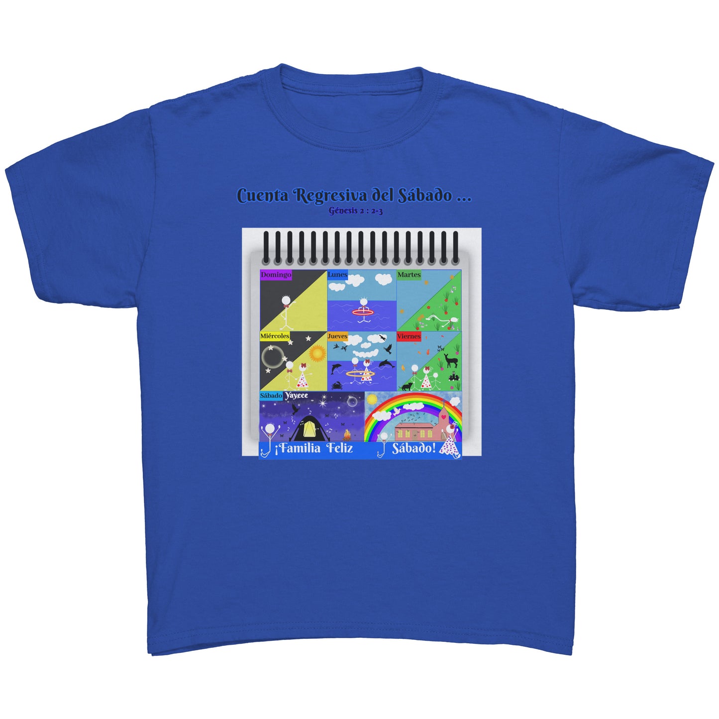 Spanish || Youth Boy's Sabbath Matching Family T-Shirt