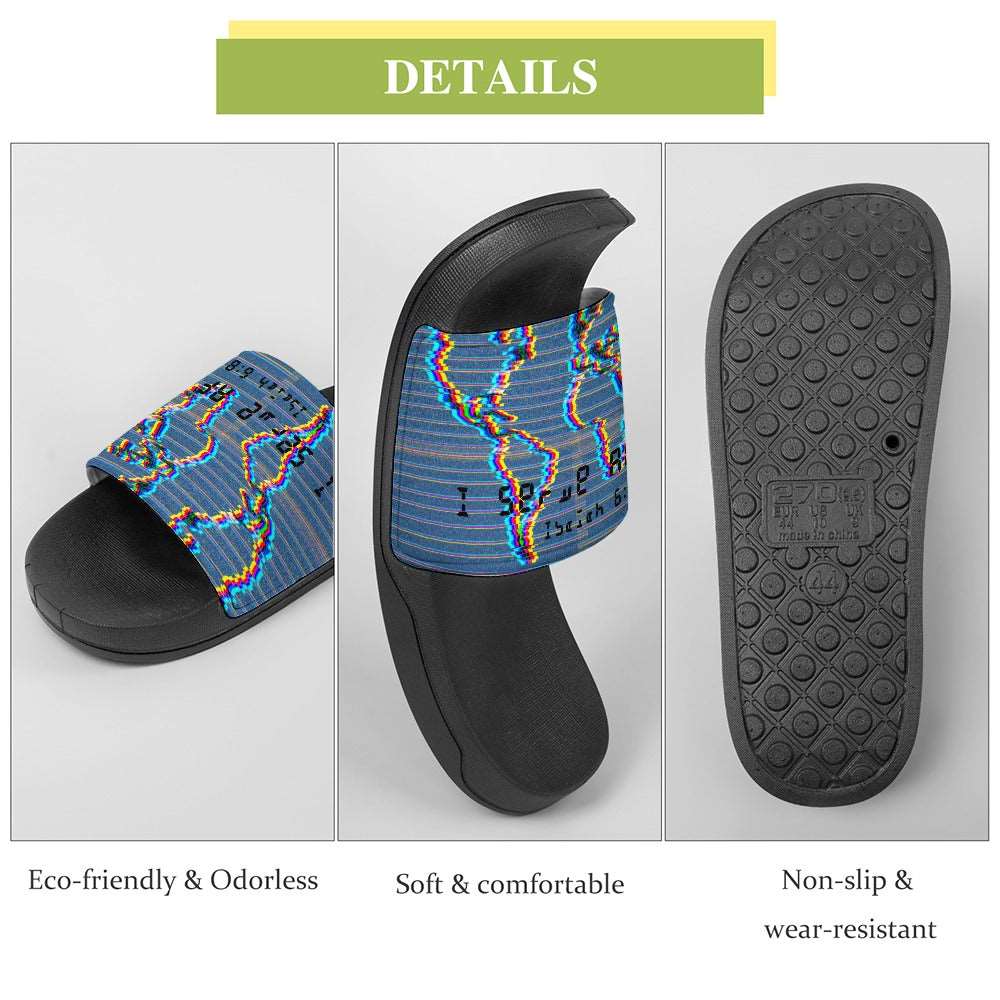 Adult Unisex I Serve Africa Chromatic Slippers ****