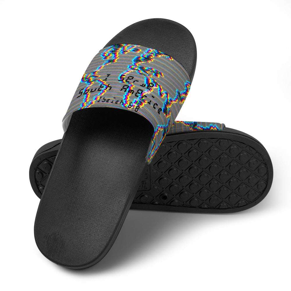 Adult Unisex I Serve South America Chromatic Slippers ****
