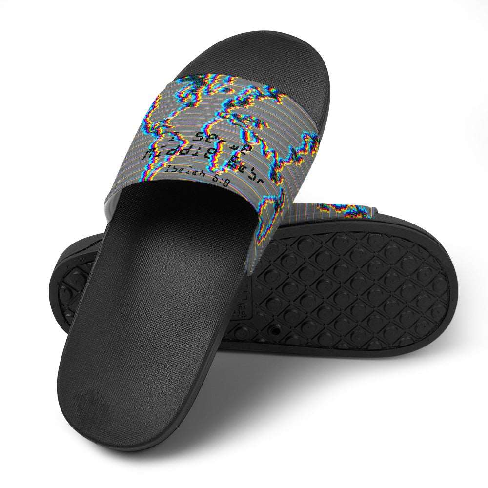 Adult Unisex I Serve Middle East Chromatic Slippers ***