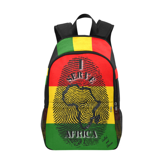 Multilanguage Tricolor I Serve Africa Backpack