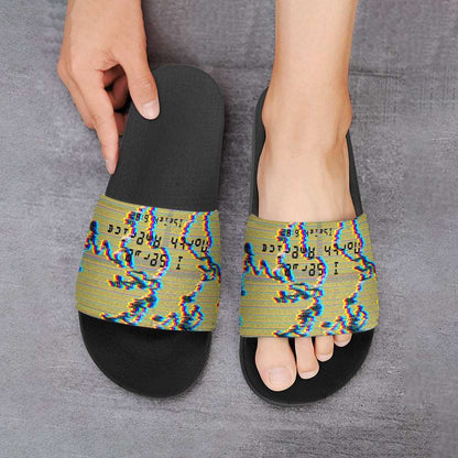 Adult Unisex I Serve North America Chromatic Slippers ***