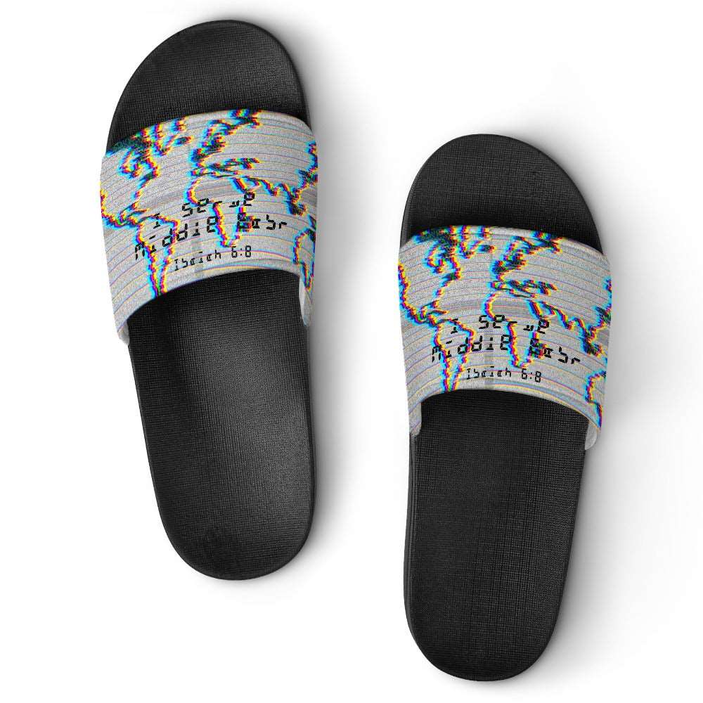 Adult Unisex I Serve Middle East Chromatic Slippers ***