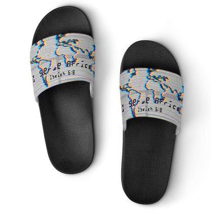 Adult Unisex I Serve Africa Chromatic Slippers ****