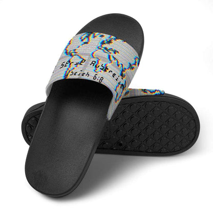 Adult Unisex I Serve Australia Chromatic Slippers ***