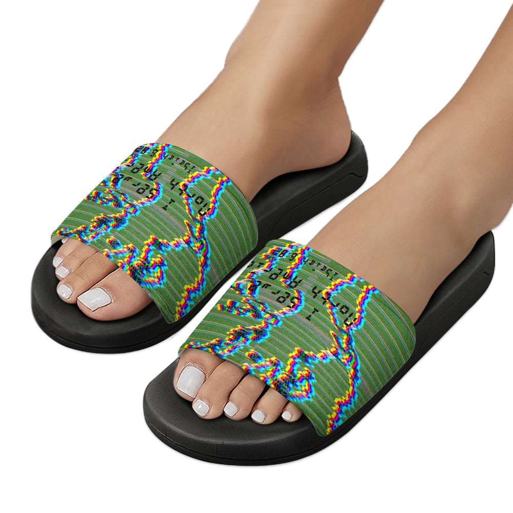 Adult Unisex I Serve North America Chromatic Slippers ***