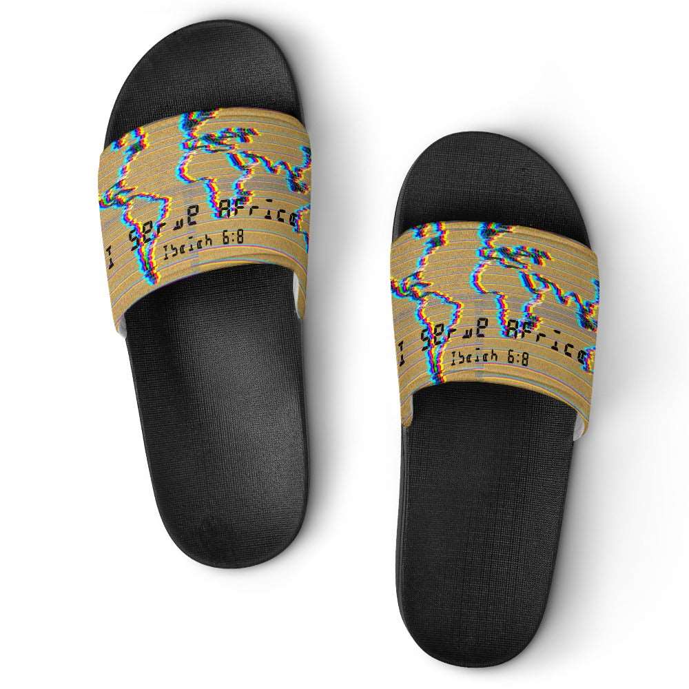 Adult Unisex I Serve Africa Chromatic Slippers ****