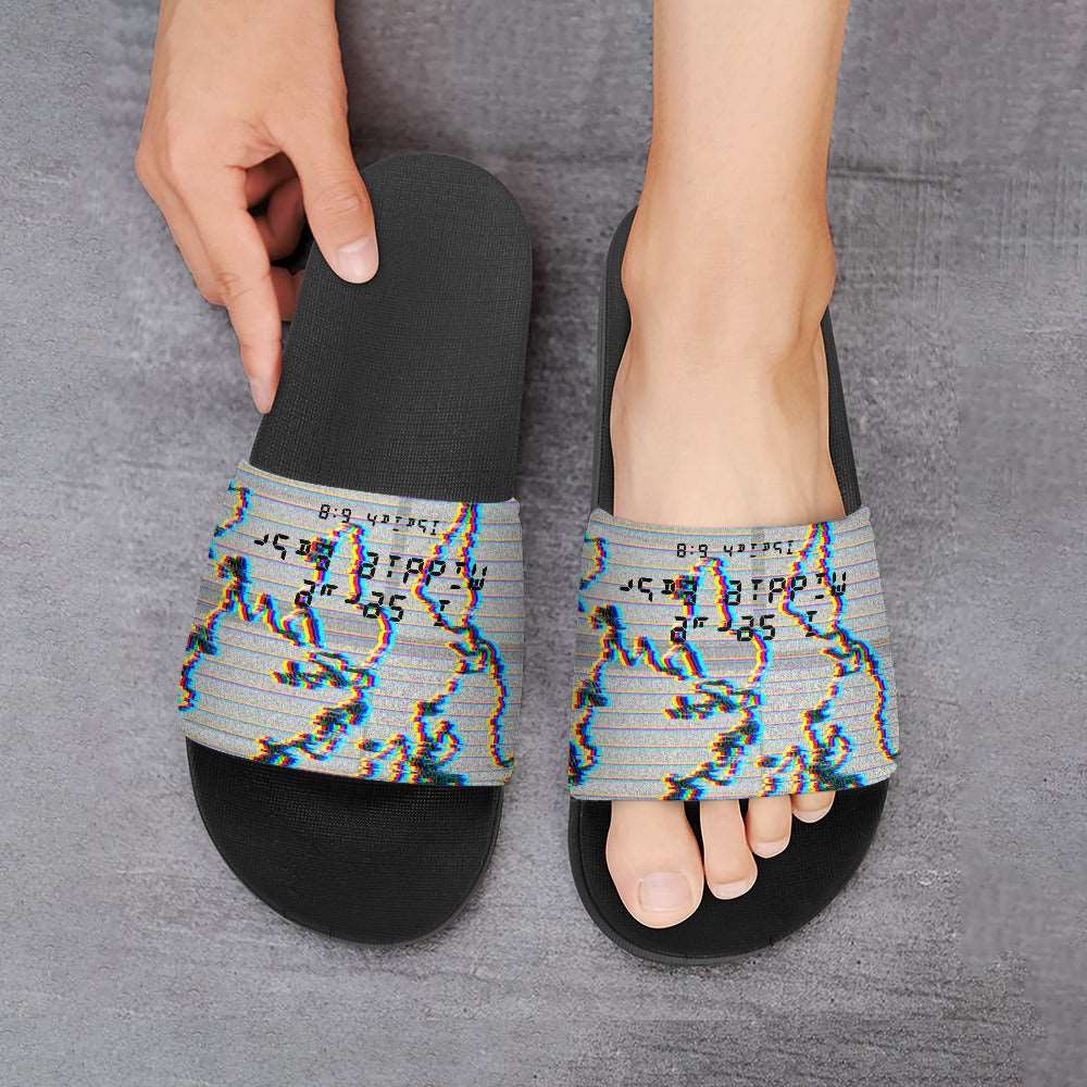 Adult Unisex I Serve Middle East Chromatic Slippers ***