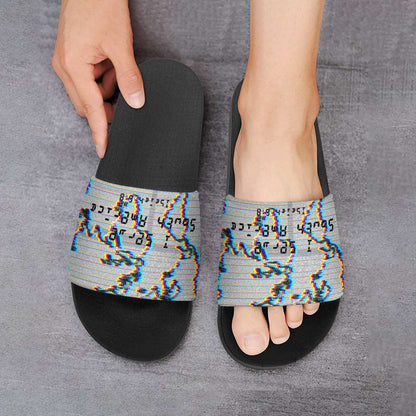 Adult Unisex I Serve South America Chromatic Slippers ****