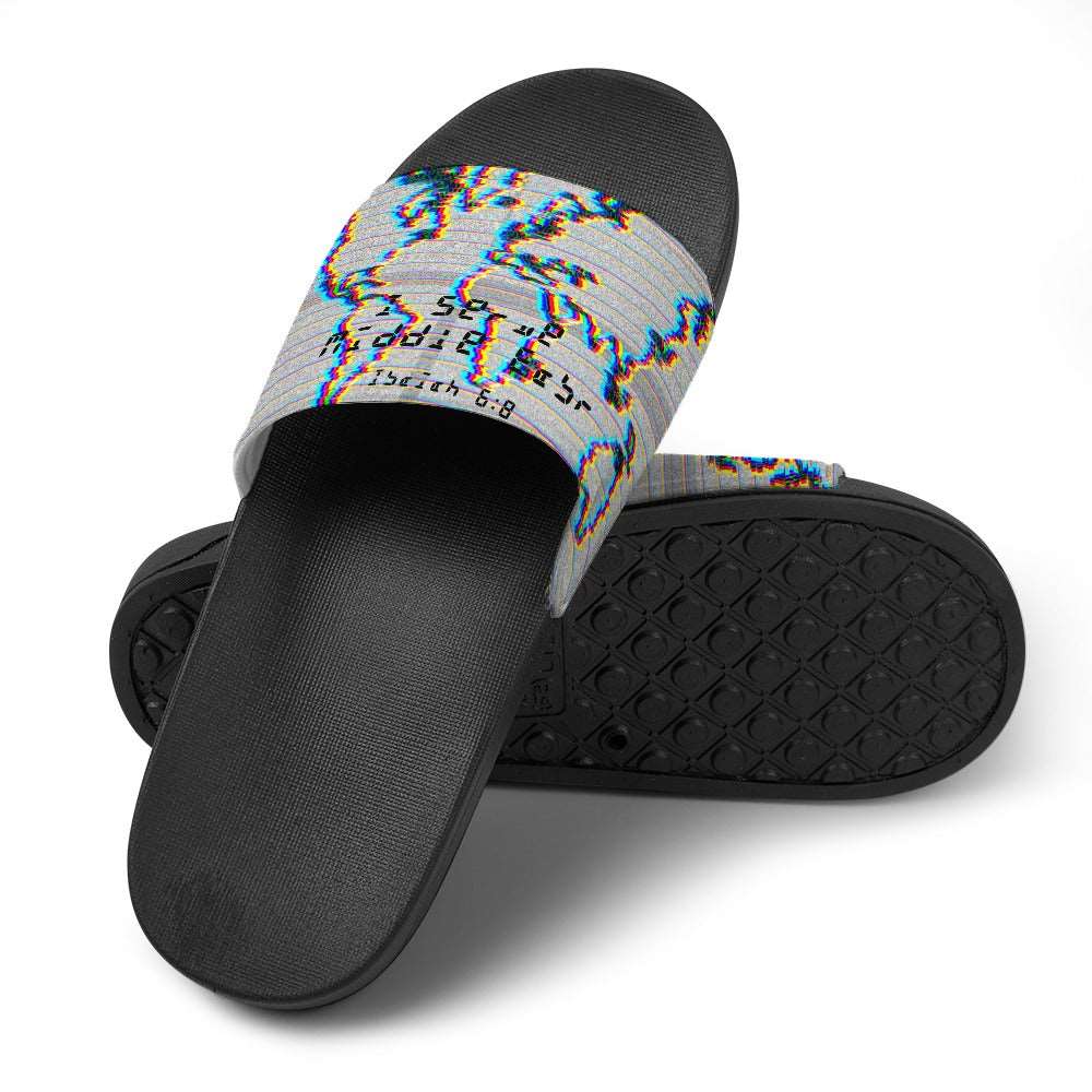 Adult Unisex I Serve Middle East Chromatic Slippers ***