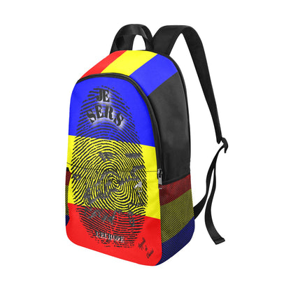 Multilanguage Tricolor I Serve Europe Backpack