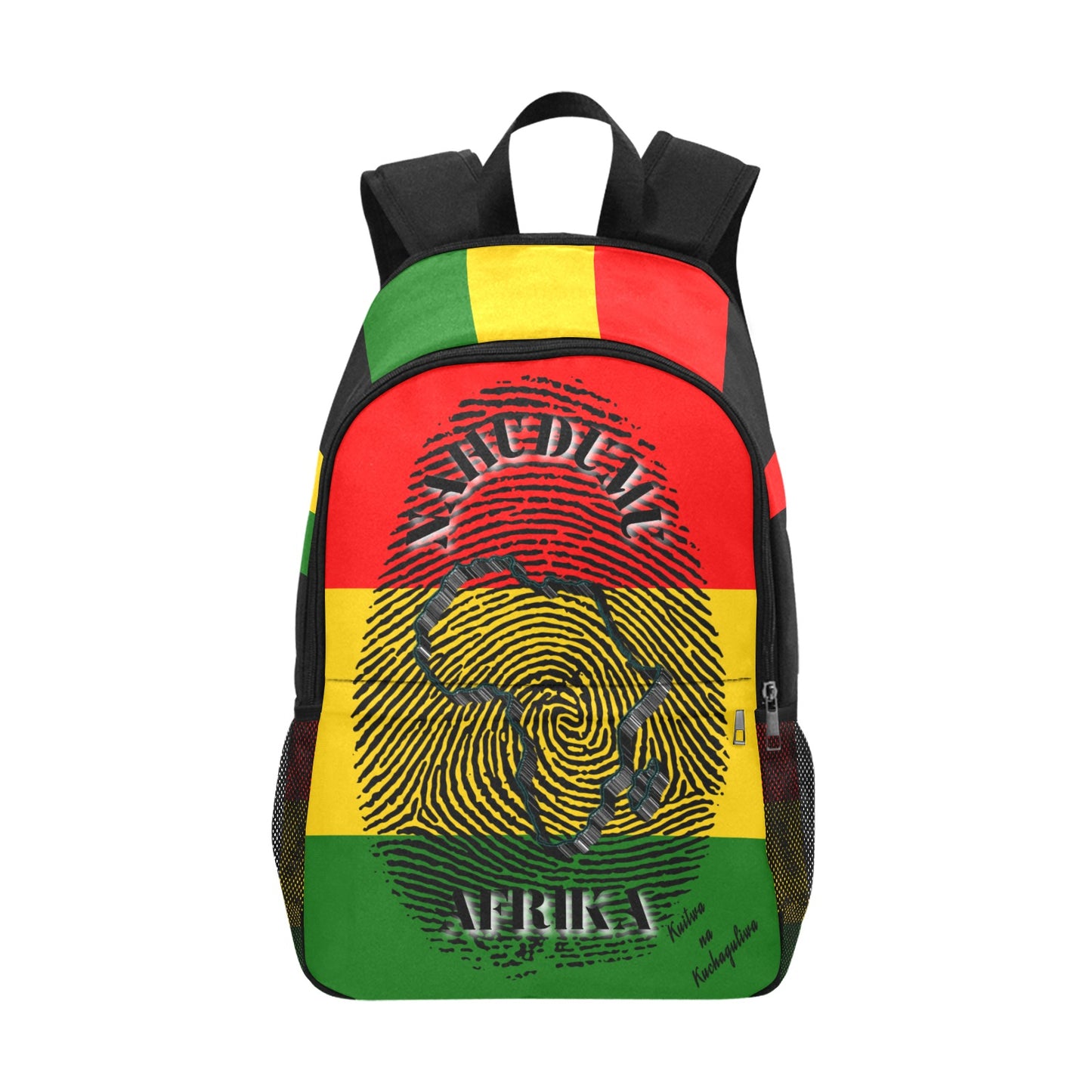 Multilanguage Tricolor I Serve Africa Backpack