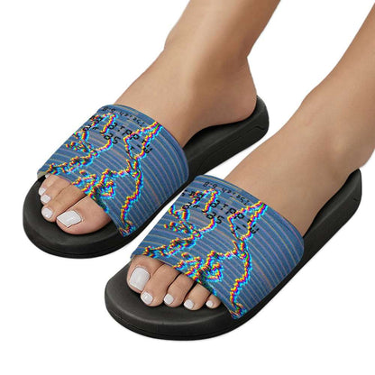 Adult Unisex I Serve Middle East Chromatic Slippers ***