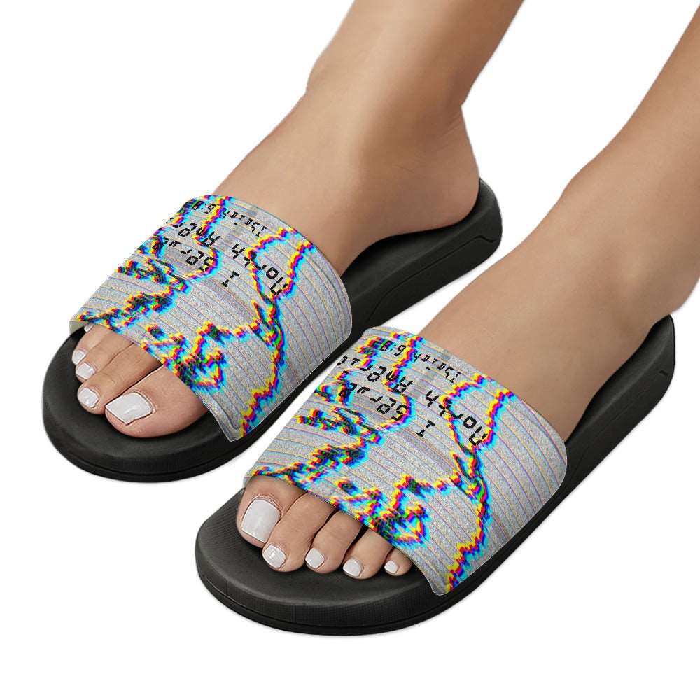 Adult Unisex I Serve North America Chromatic Slippers ***