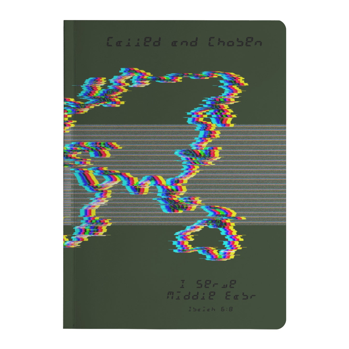 Forest Green Chromatic Called and Chosen Middle East Notebook