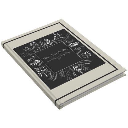 Black Framed Mrs. Soon to Be Journal