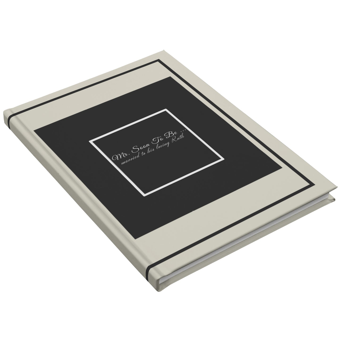 Black Framed Mr. Soon To Be Journal