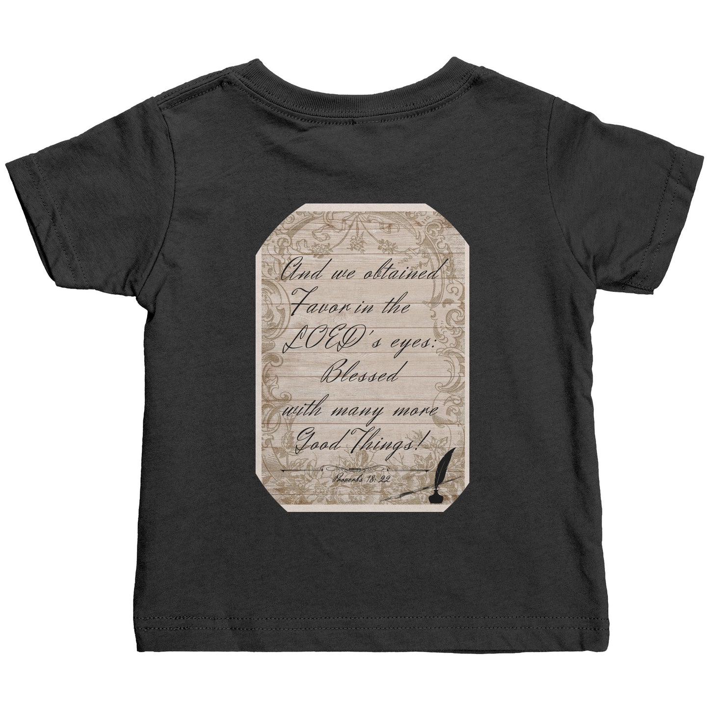 Infant Unisex Vintage Proverbs 18:22 T-Shirt