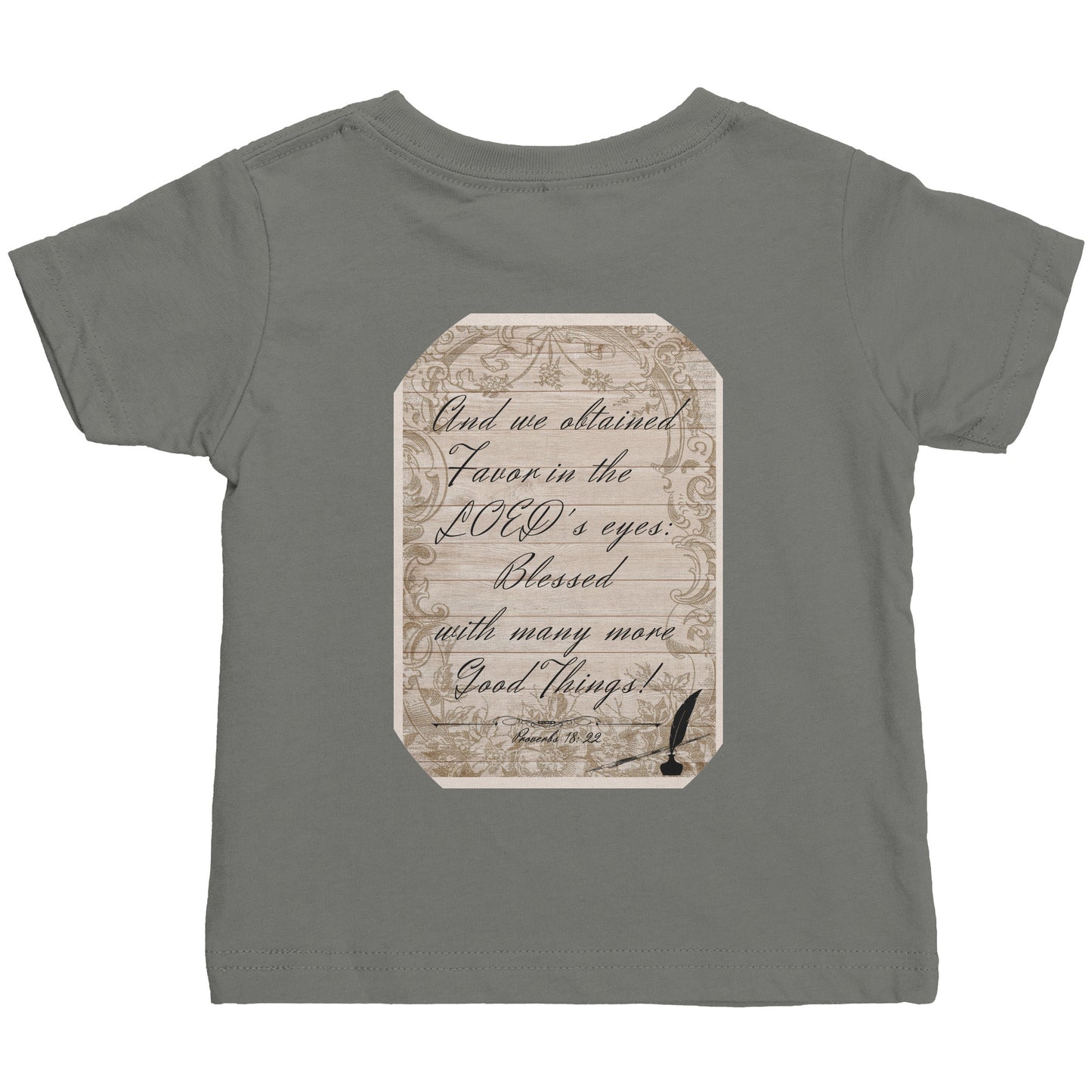 Infant Unisex Vintage Proverbs 18:22 T-Shirt