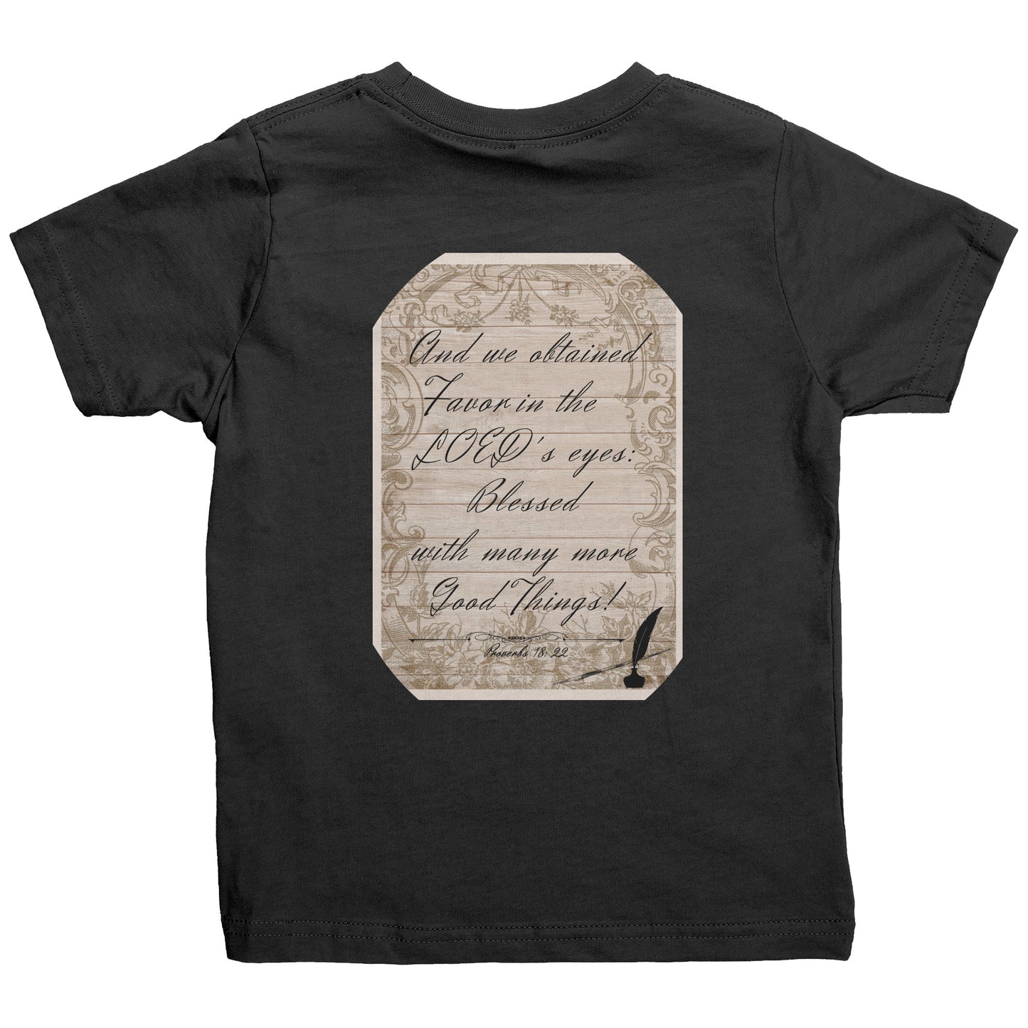 Toddler Unisex Vintage Proverbs 18:22 T-Shirt