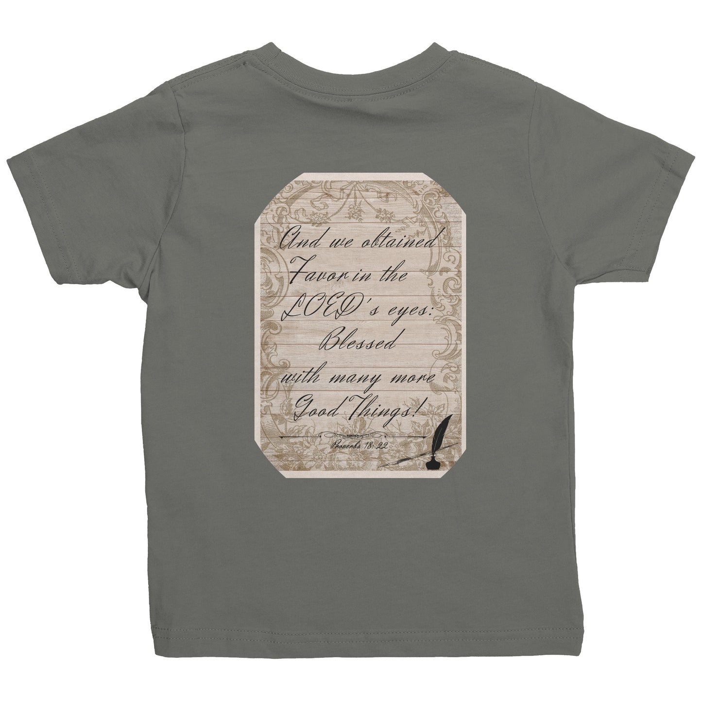 Toddler Unisex Vintage Proverbs 18:22 T-Shirt