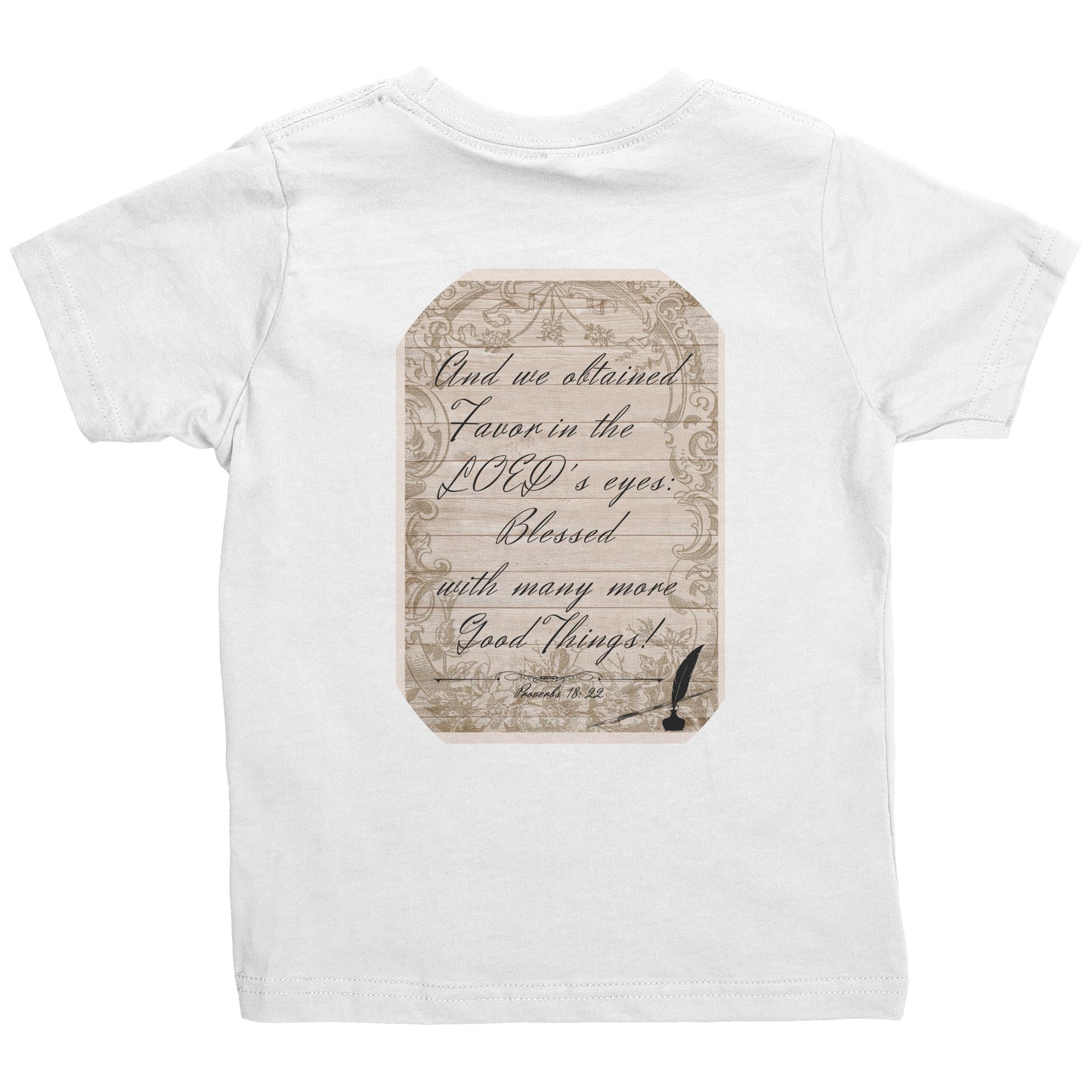 Toddler Unisex Vintage Proverbs 18:22 T-Shirt