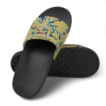 Adult Unisex I Serve Middle East Chromatic Slippers ***
