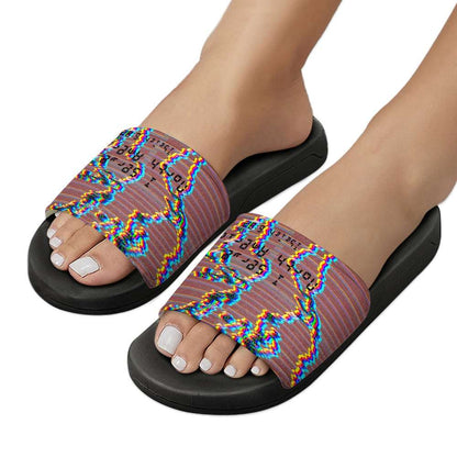 Adult Unisex I Serve North America Chromatic Slippers ***
