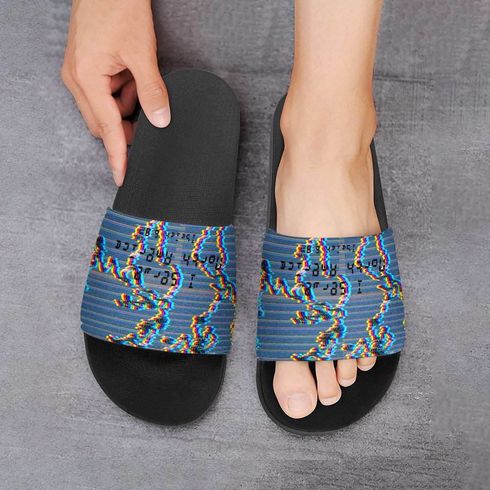 Adult Unisex I Serve North America Chromatic Slippers ***