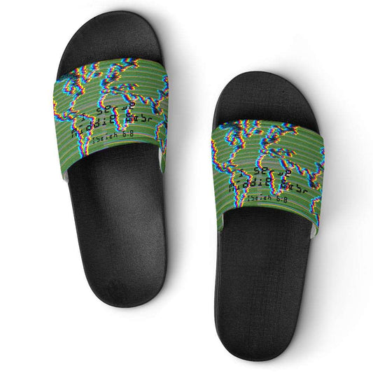 Adult Unisex I Serve Middle East Chromatic Slippers ***