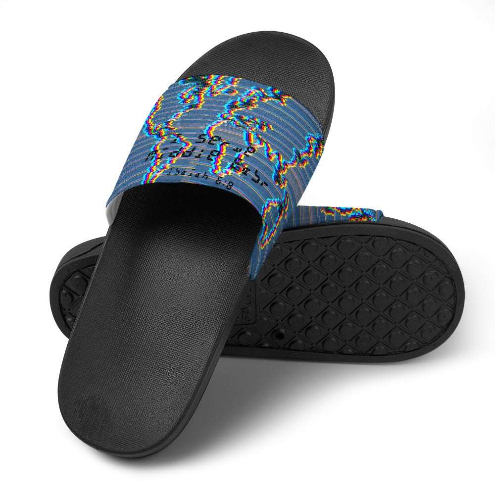 Adult Unisex I Serve Middle East Chromatic Slippers ***