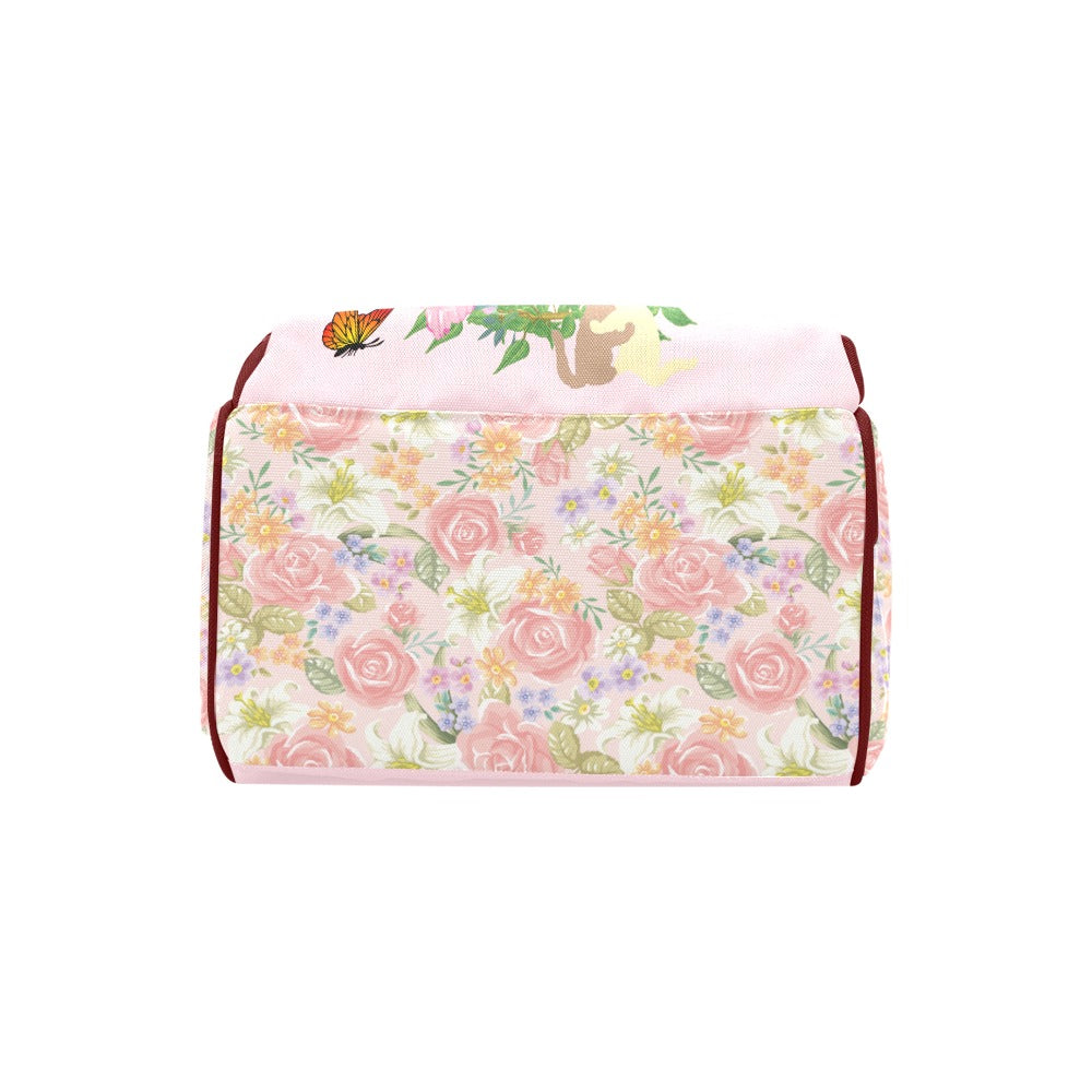 Braille || Precious Child Girl's Mommy & Daddy Diaper Backpack