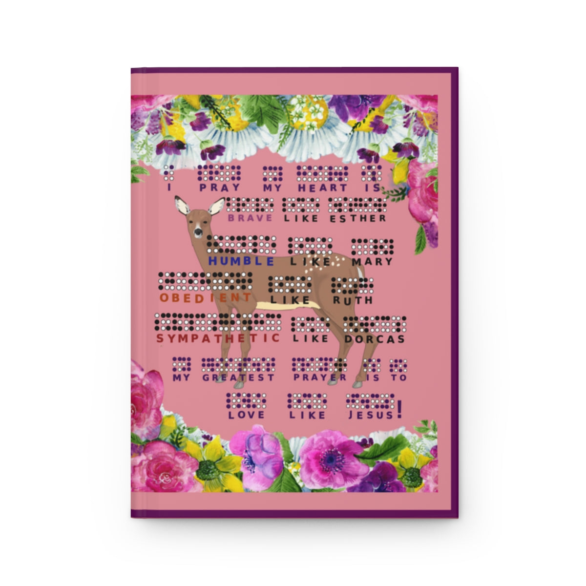 Braille || Love Like Jesus Girl's Journal || Deer