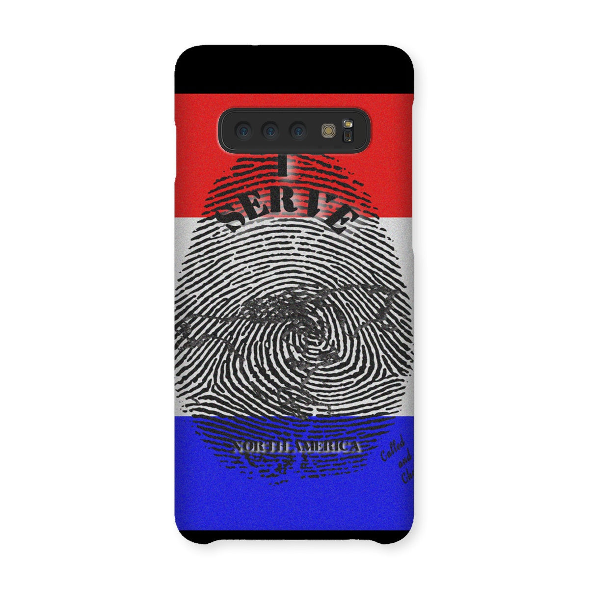 I Serve North America Fingerprint Snap Phone Case