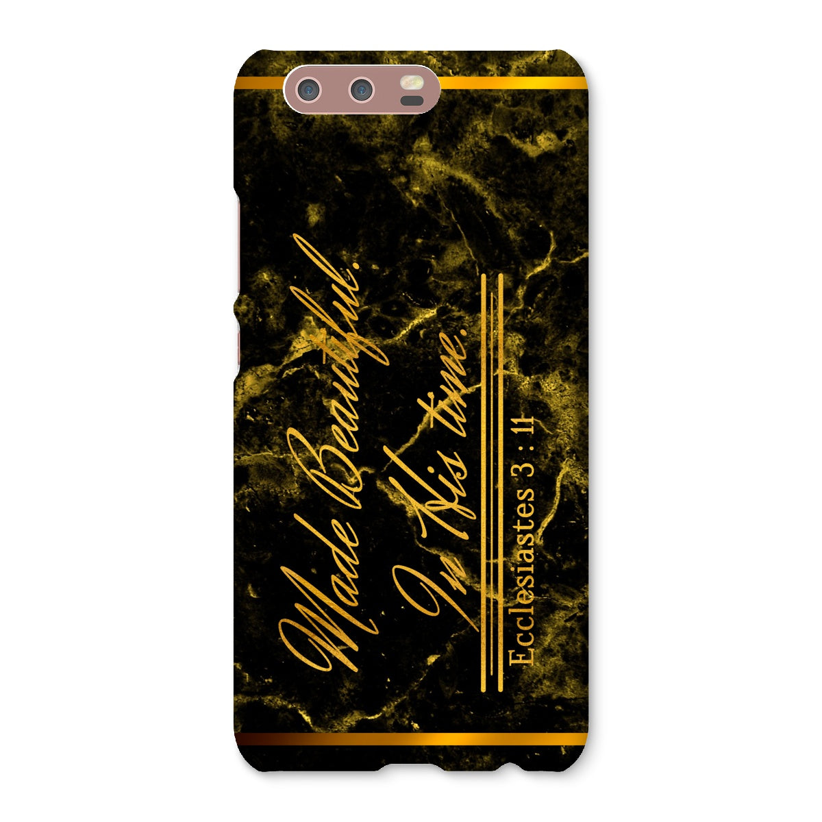 Made Beautiful in His Time || Ecclesiastes 3:11 Snap Phone Case
