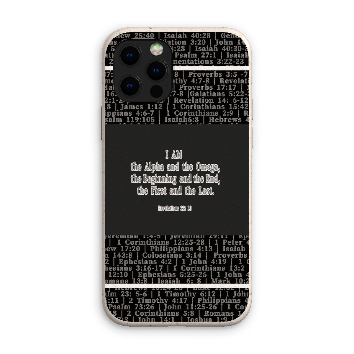 Revelation 22:13 Verse Eco Phone Case