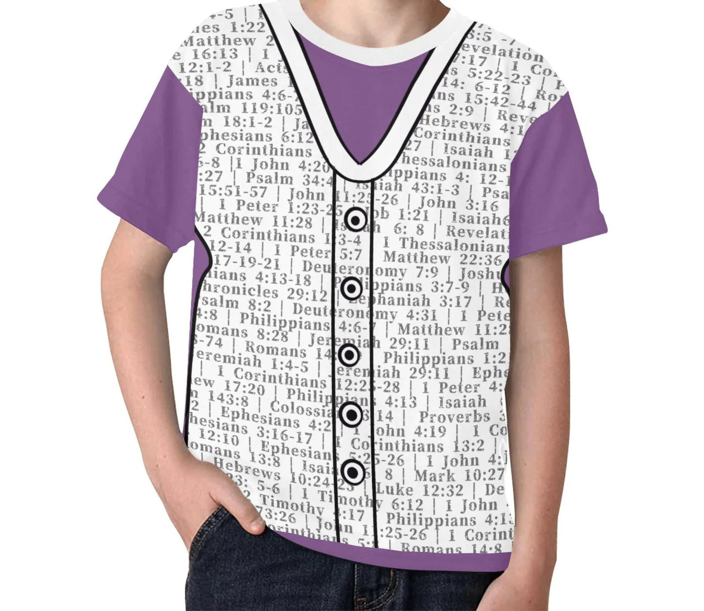 Youth Girl Revelation 22:13 Covered T-Shirt