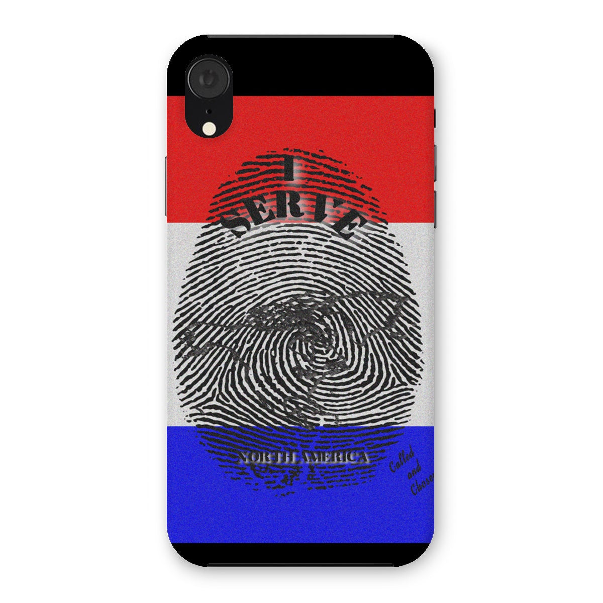 I Serve North America Fingerprint Snap Phone Case