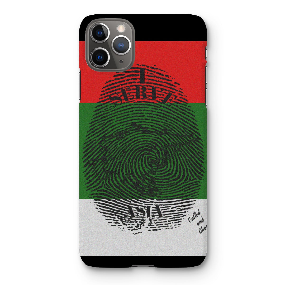 I Serve Asia Fingerprint Snap Phone Case