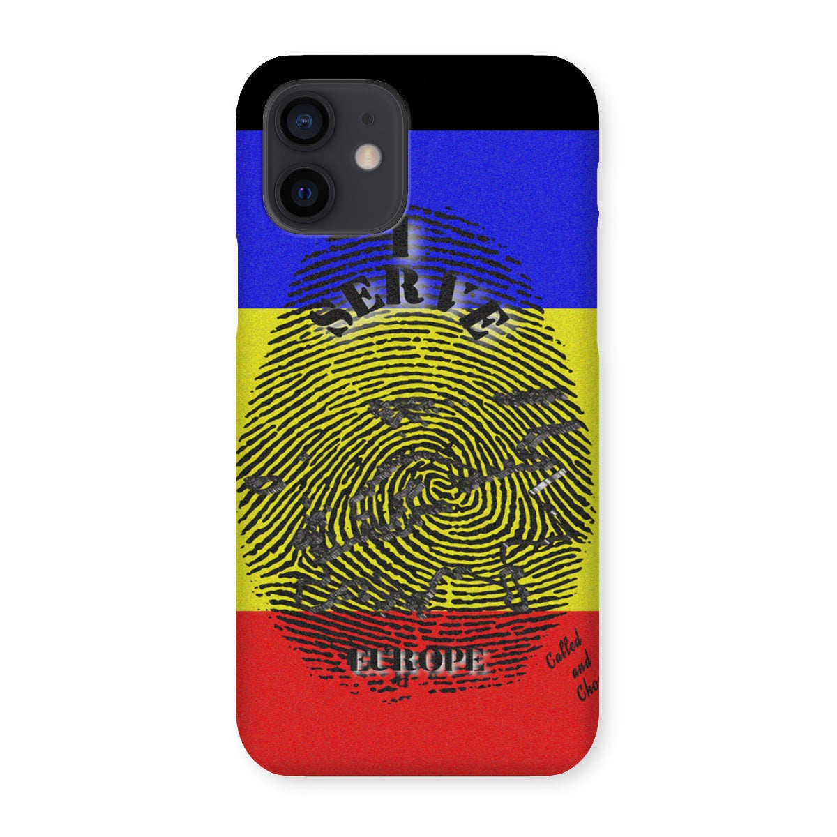 I Serve Europe Fingerprint Snap Phone Case