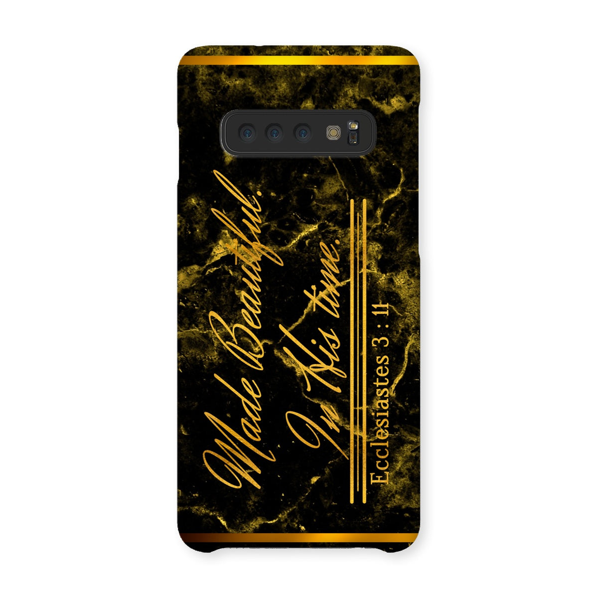 Made Beautiful in His Time || Ecclesiastes 3:11 Snap Phone Case