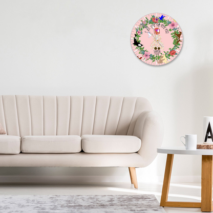 Braille || Born For This Time Girl’s Wooden Wall Clock