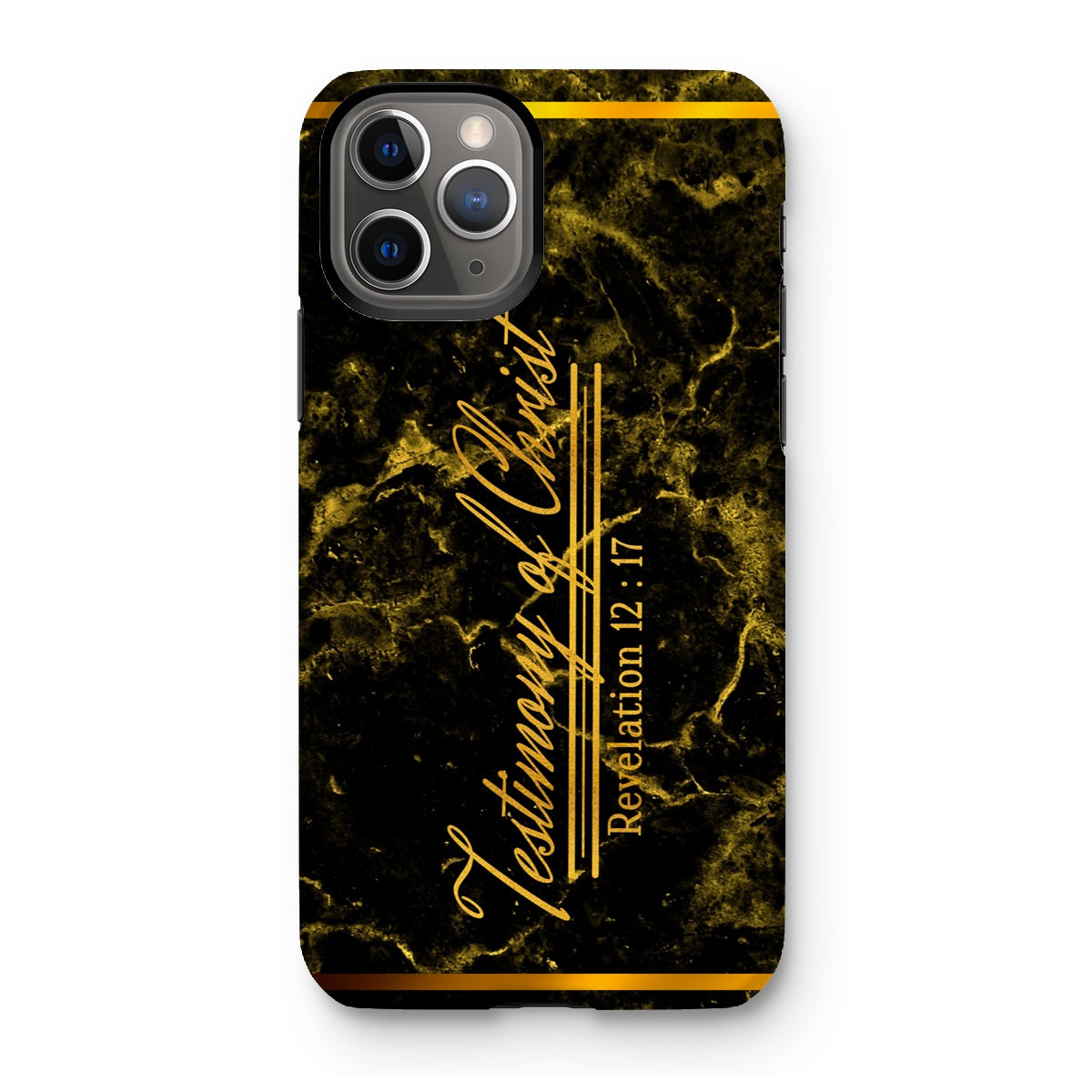 Testimony of Christ || Revelation 12:17 Tough Phone Case