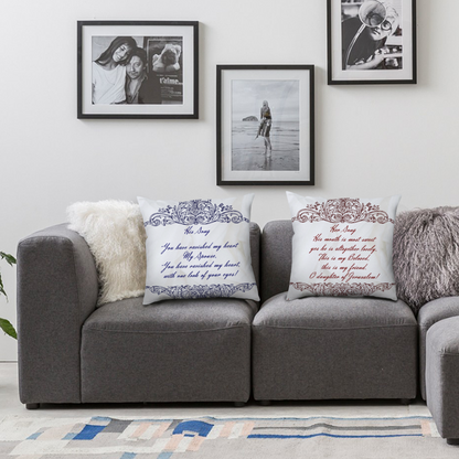 His and Her Song of Solomon Pillowcase Set